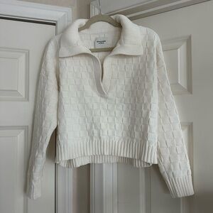 Abercrombie & Fitch Cream/Ivory Sweater